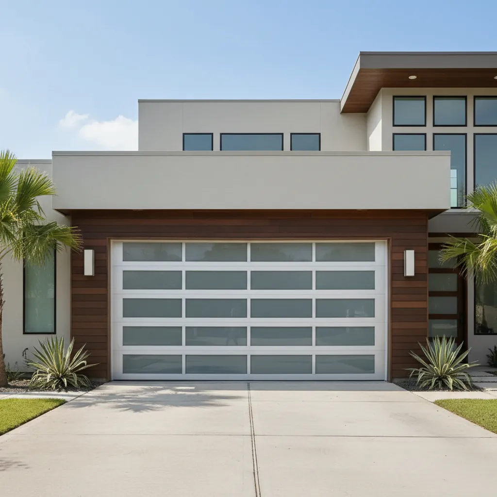 Modern Aluminum Garage Door