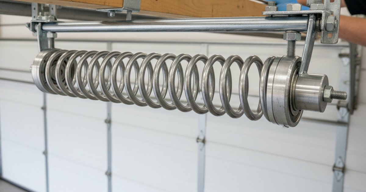 Garage door spring repair in Spring, TX by Lemus Garage Door Services